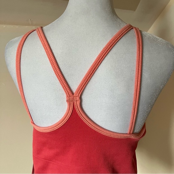 Athleta Pink Aurora High Neck Crop Tank size Medium NWT - Picture 7 of 7